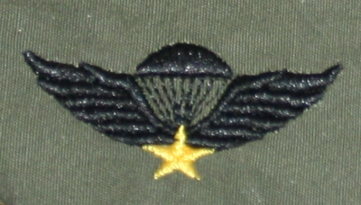 US Army rintamerkki, Vietnamese jump wings - basic, subdued