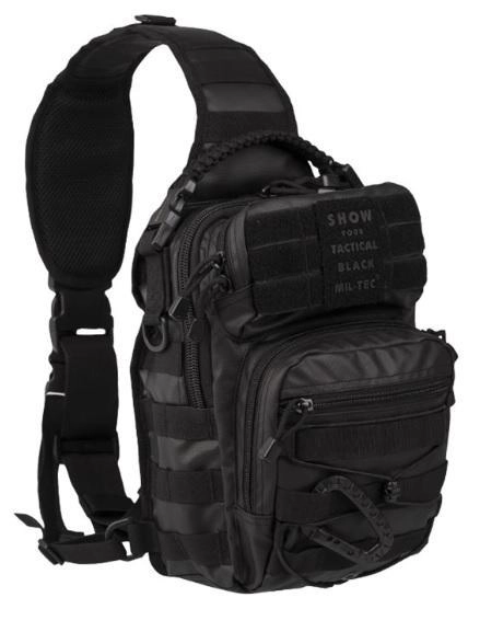 Mil-Tec Tactical One Strap Assault Pack 10L - musta