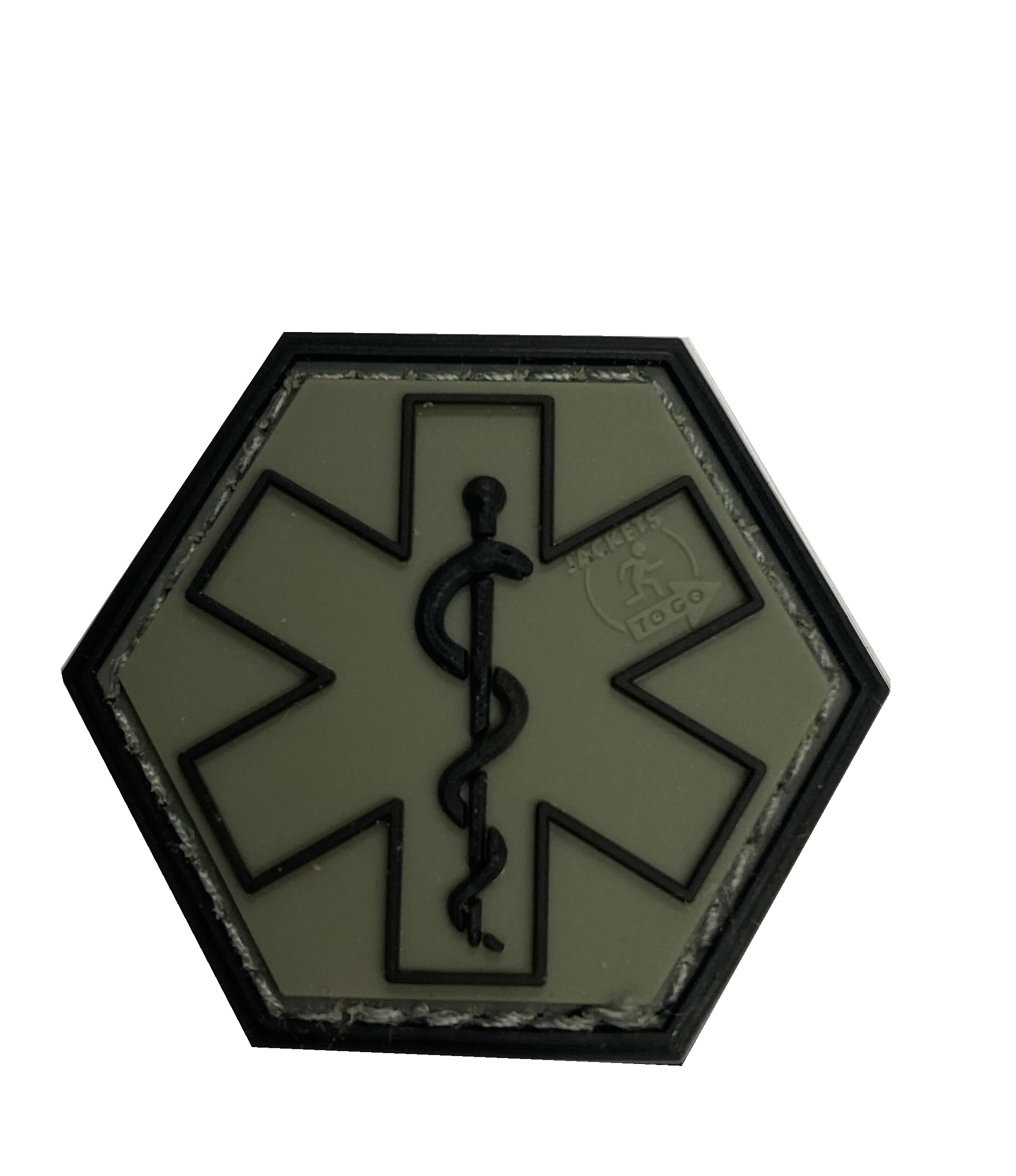 JTG Paramedic Hexagon 3D velcromerkki - Ranger Green