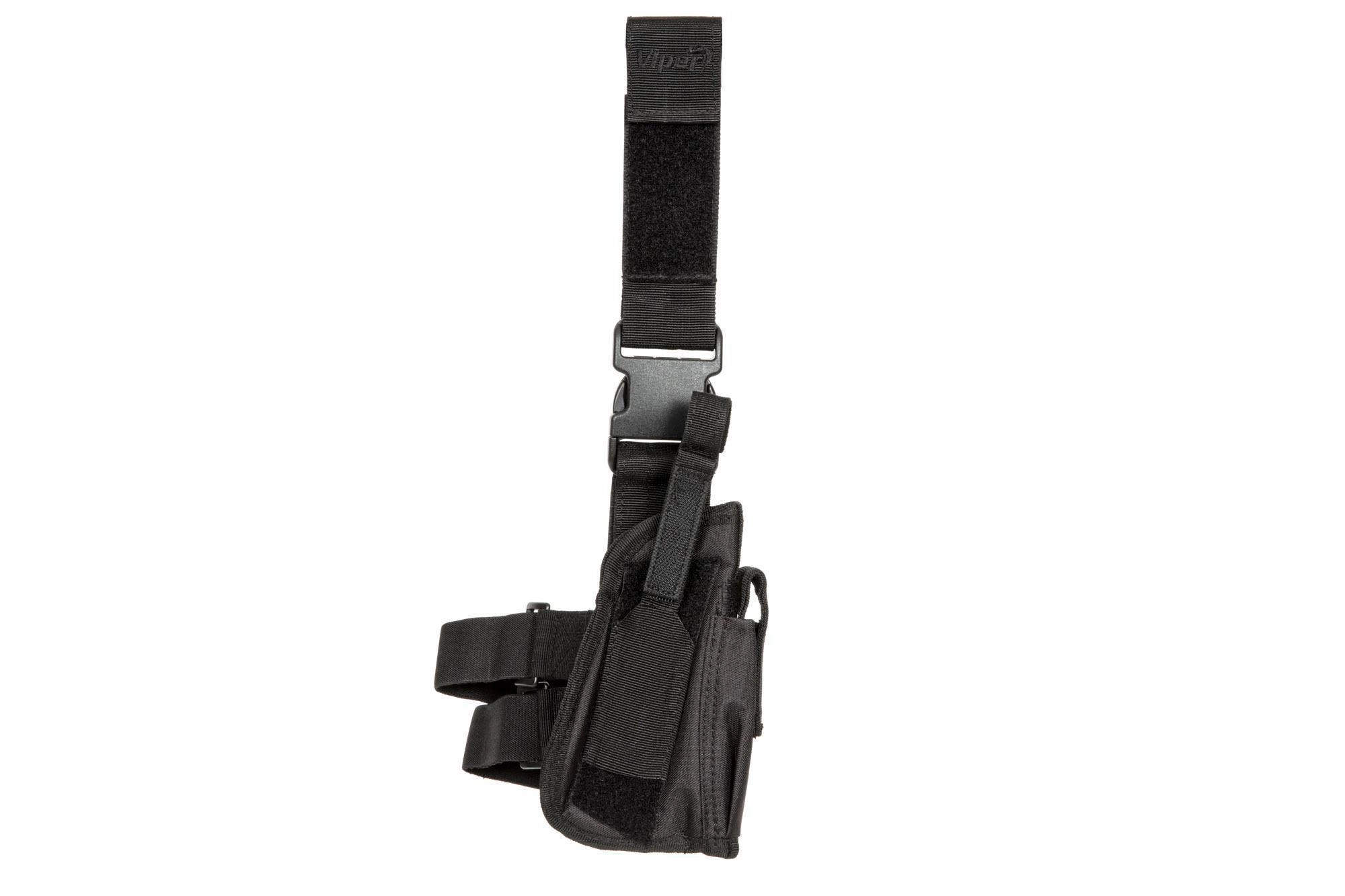 Viper Tactical pistoolin reisikotelo, oikeakätinen - musta