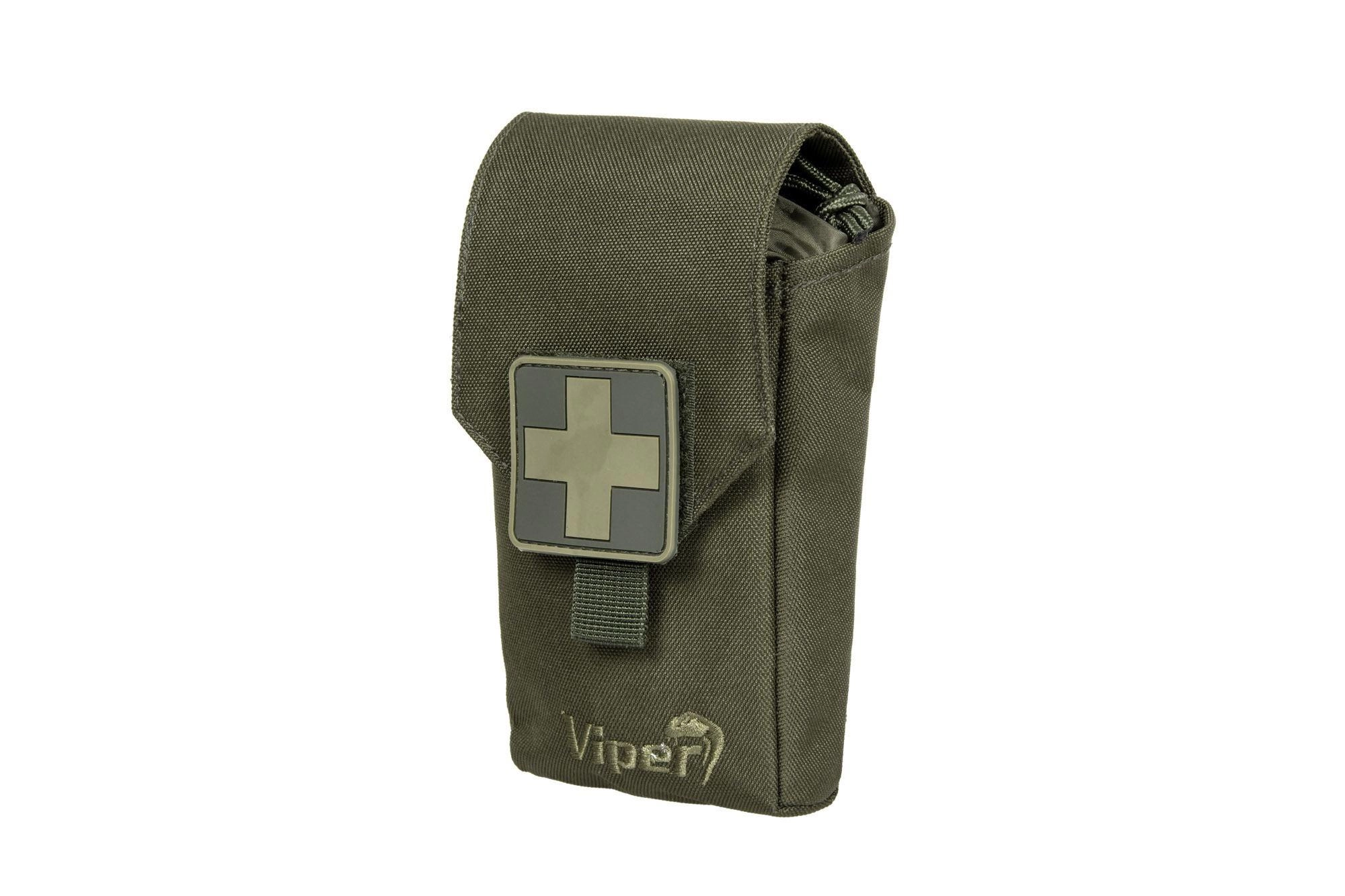 Viper Tactical EA / IFAK tasku tarvikkeilla - oliivinvihreä