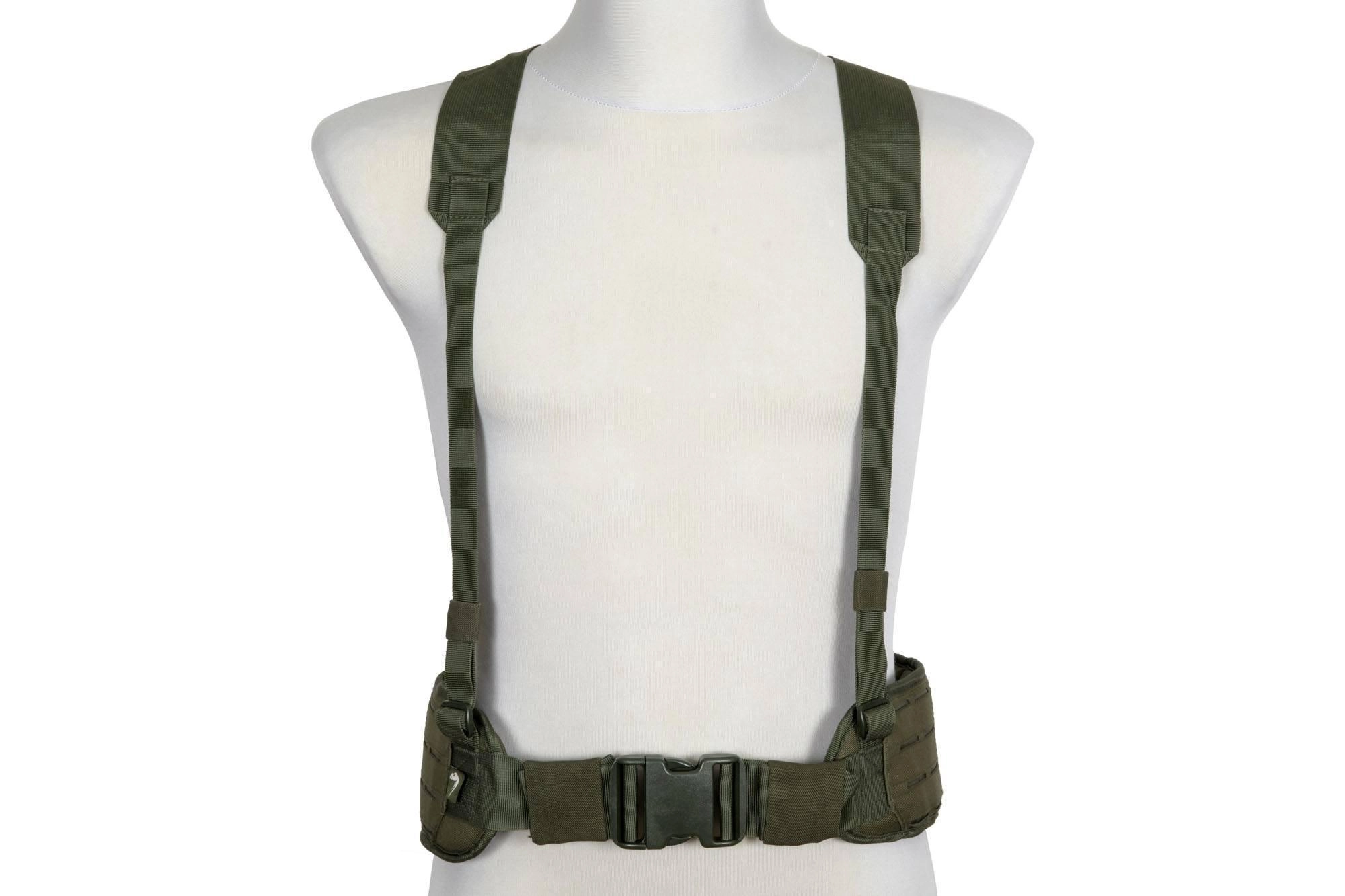 Viper Tactical Skeleton Harness taisteluvyö valjailla - oliivinvihreä