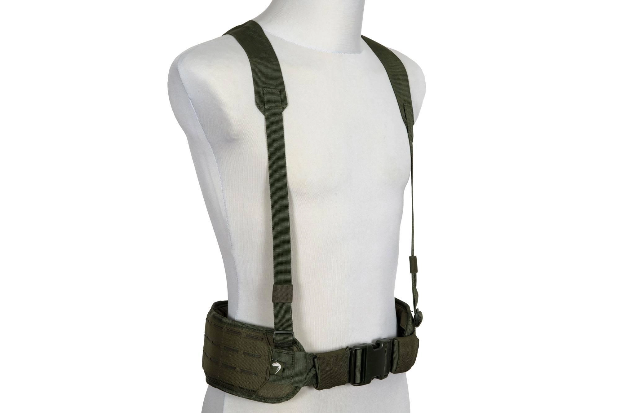 Viper Tactical Skeleton Harness taisteluvyö valjailla - oliivinvihreä