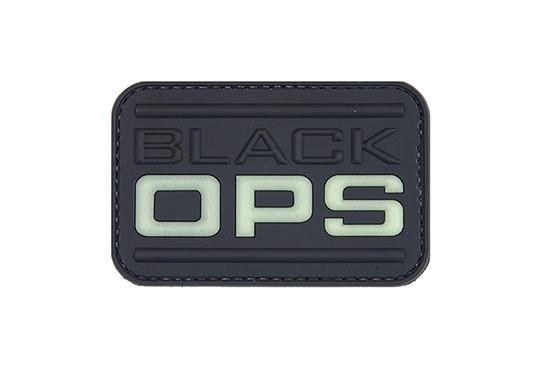 GFC Tactical BLACK OPS 3D GID moraalimerkki, velcrolla - 49x75mm