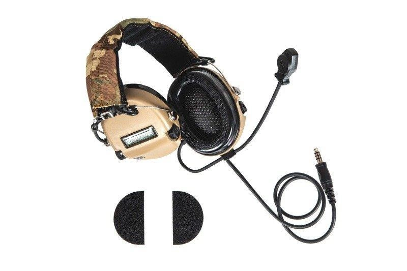 Z-Tac zSor headset mikrofonilla - DE / multicam