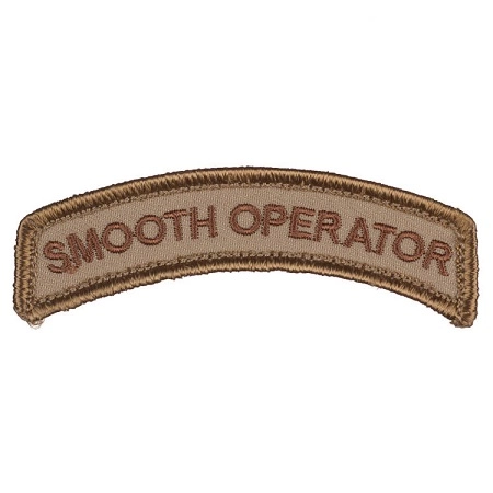 Mil-Spec Monkey "Smooth Operator" -merkki, desert, velkro