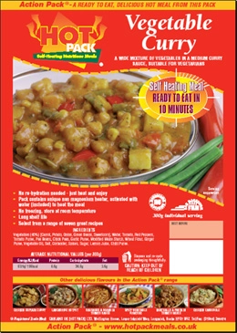 Hot Pack Curryvihannekset 300g