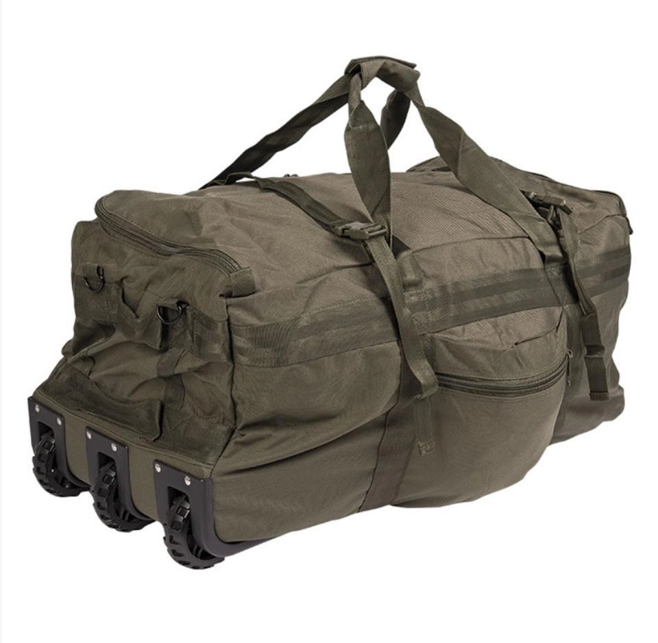 Mil-Tec Combat Duffle Bag keikkalaukku 118L, pyörillä - OD