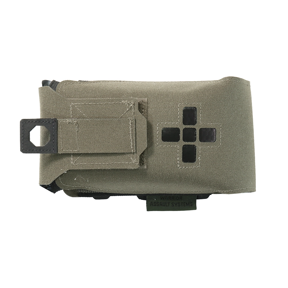 Warrior Laser Cut Large Horizontal First Aid Kit Pouch - Ranger Green