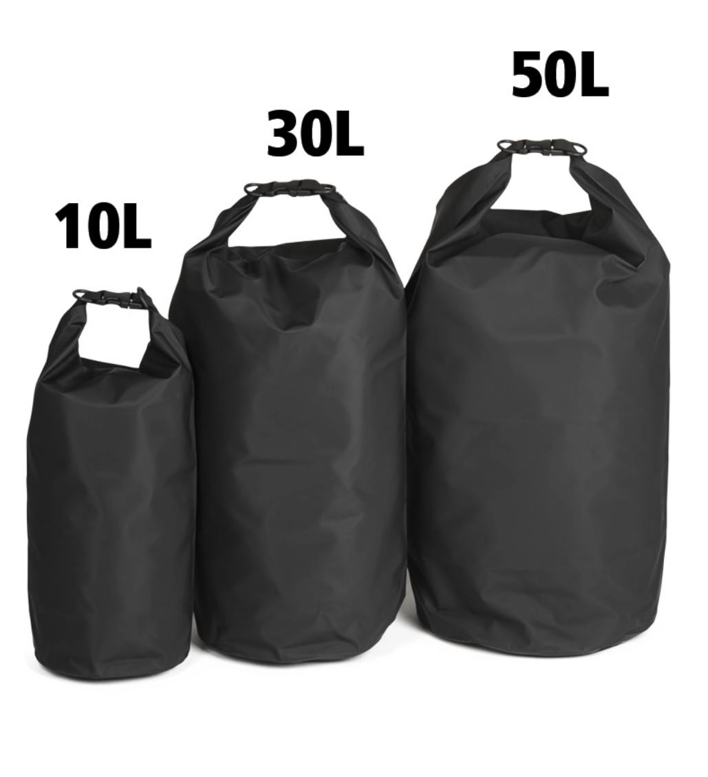 Mil-Tec Drybag kuivapussi, 50L - musta