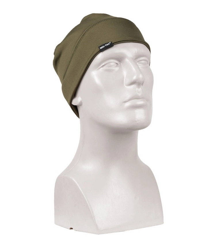 Mil-Tec  Elastic Fleece cap -pipo - oliivinvihreä