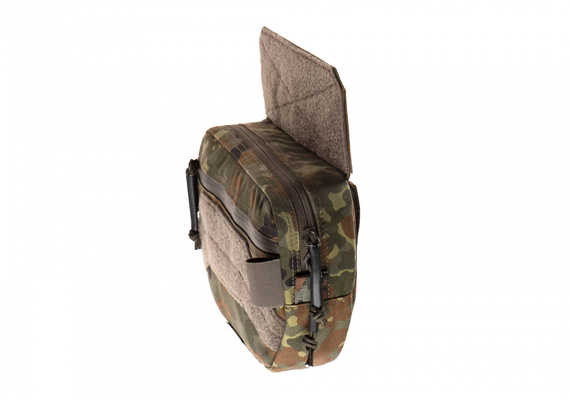 Clawgear Drop Down Velcro Utility Pouch - Flecktarn