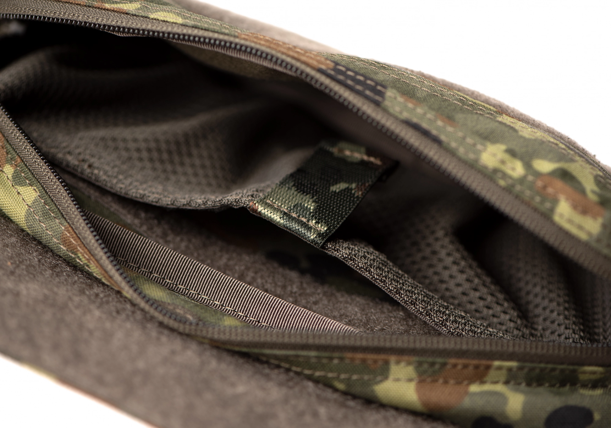 Clawgear Drop Down Velcro Utility Pouch - Flecktarn