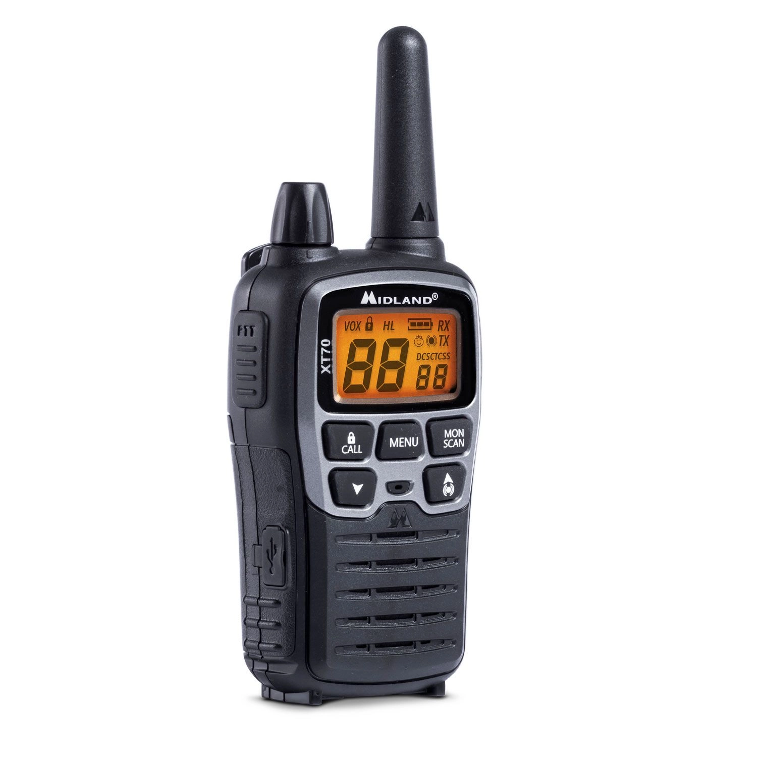 Midland XT70 PMR radiopuhelin - 2 kpl paketti