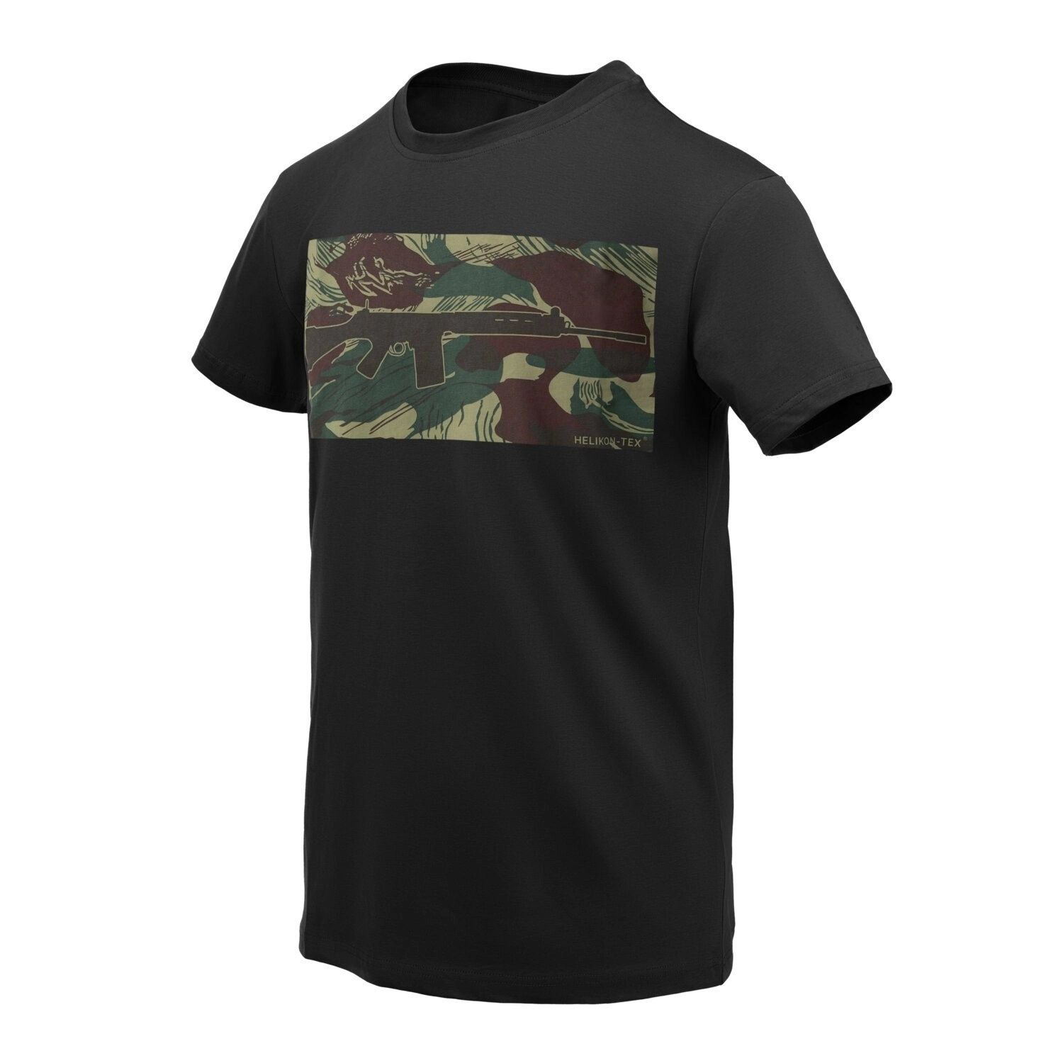 Helikon-Tex T-Shirt FN FAL - Black/Rhodesian Camo