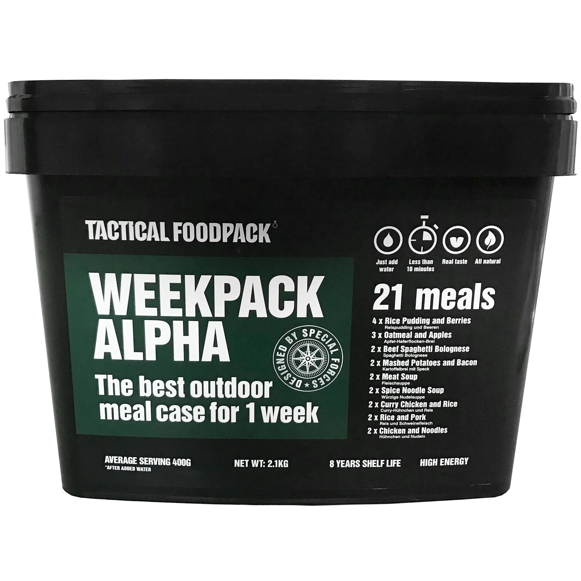 Tactical Foodpack Weekpack Alpha (03/2031)