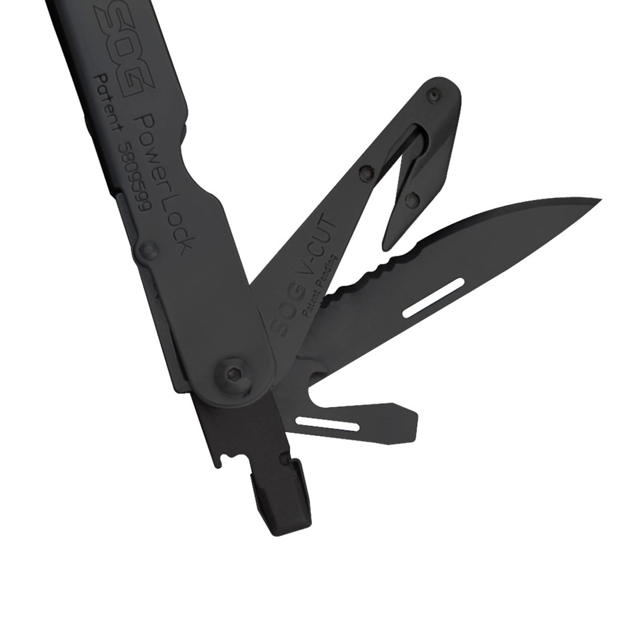 SOG PowerLock EOD 2.0 V-Cutter monitoimityökalu - musta