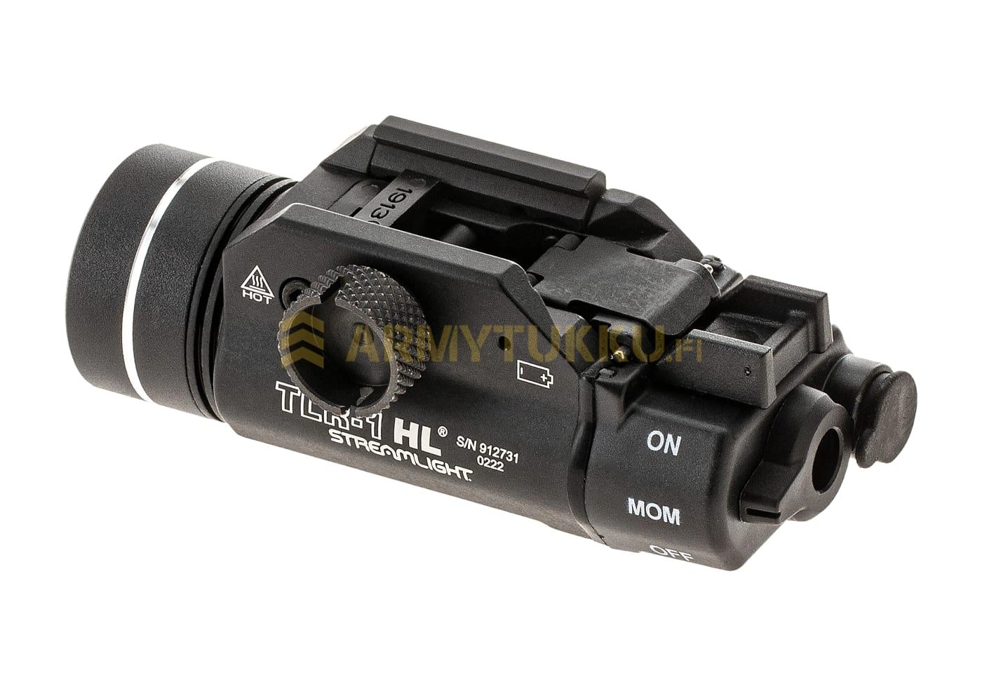 Streamlight TLR-1 HL valaisin + Remote Switch - musta