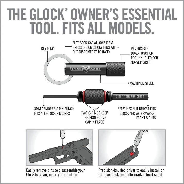 Real Avid 2-in-1 Tool - Glock