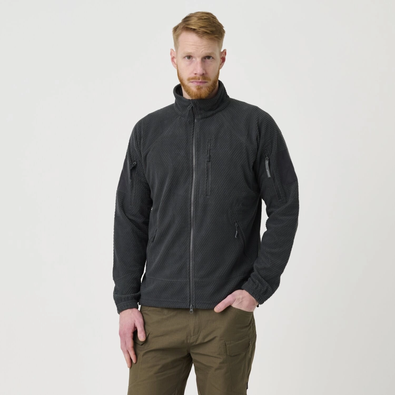 Helikon-Tex Alpha Tactical Grid Fleece takki - Shadow Grey