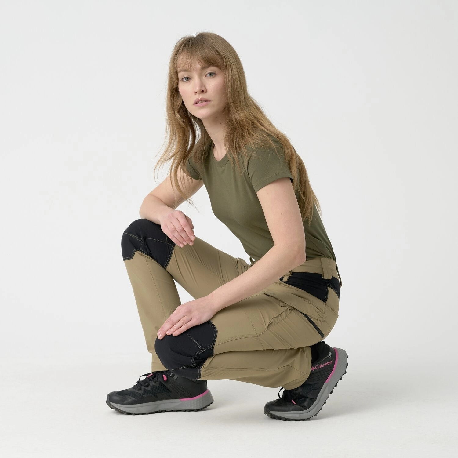 Helikon-Tex Womens OTP housut - VersaStretch - Khaki / Black