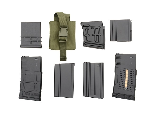 8FIELDS Sniper Rifle Mag Pouch - oliivinvihreä