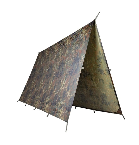 Mil-Tec Tarp 3x3m Polyester Ripstop - flecktarn