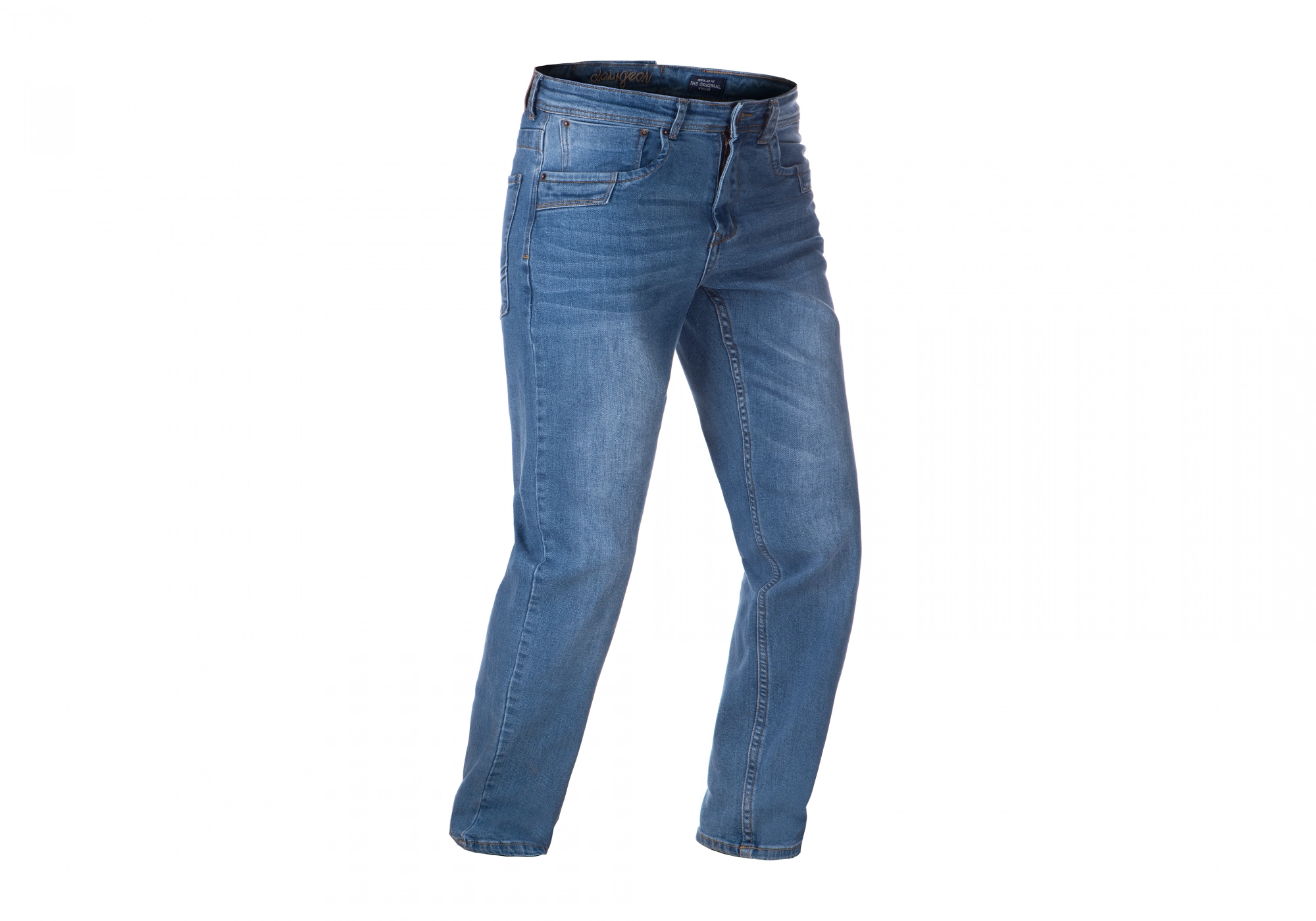 Clawgear Blue Denim Tactical Flex farkut - Mid Blue Washed