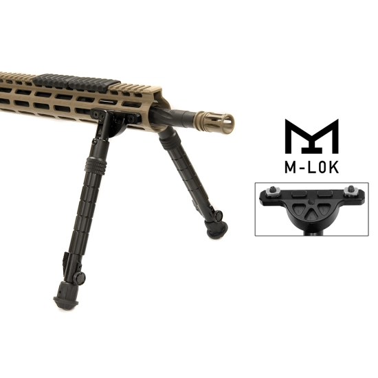 Leapers UTG Recon Flex M-LOK Bipod 8.0-11.8" - musta