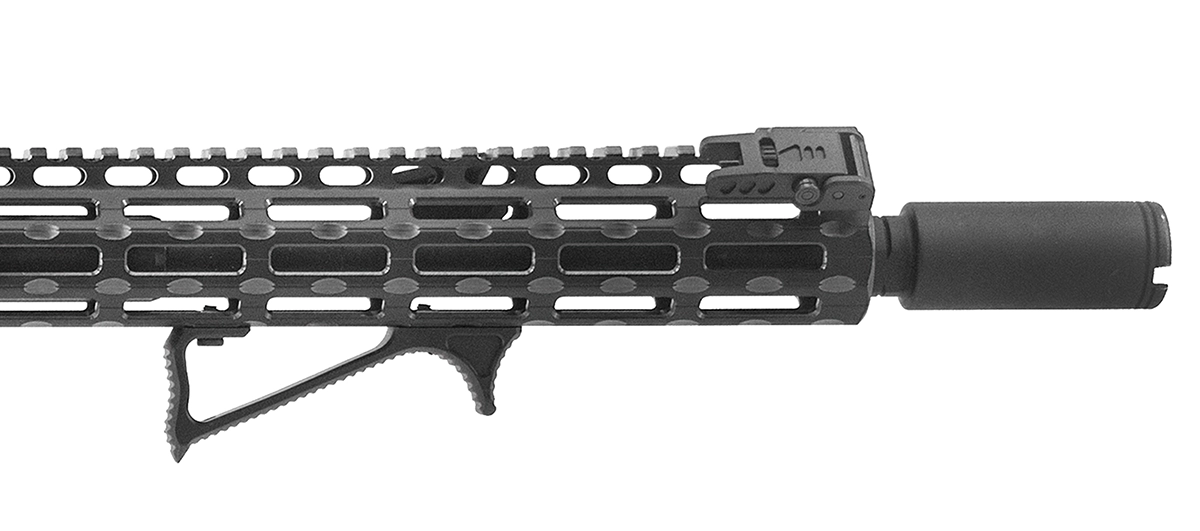 Leapers UTG Ultra Slim M-LOK Angled Foregrip - musta