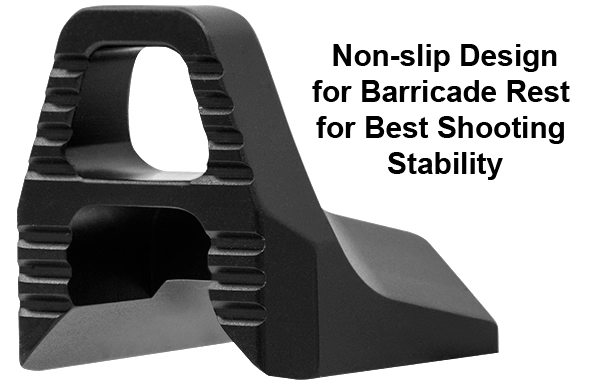 Leapers UTG  Super Slim Keymod Hand Stop / Barricade Rest Kit - musta