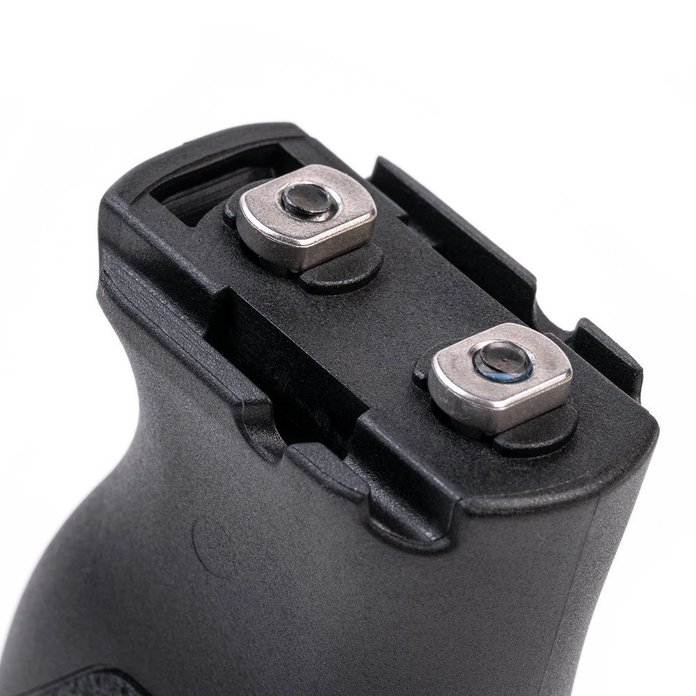 Strike Industries M-LOK Angled Vertical Grip - Long - musta