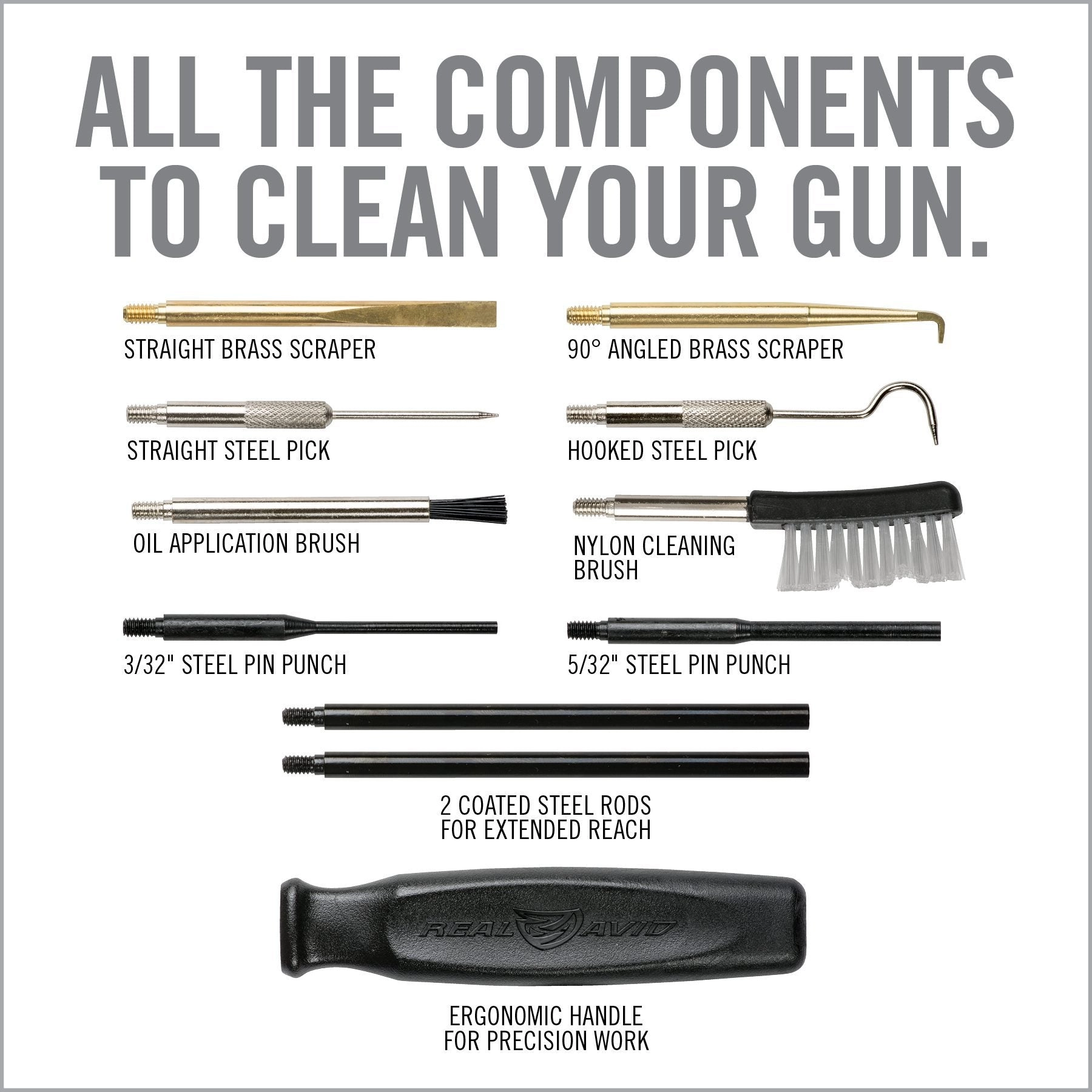 Real Avid Gun Boss Pro - Precision Cleaning Tools