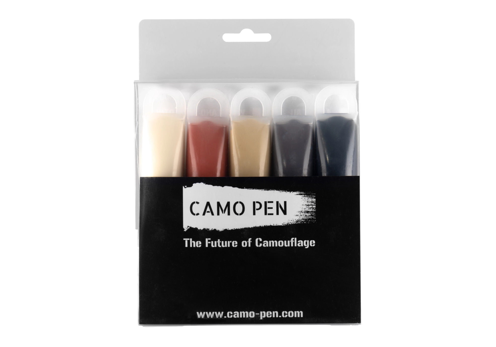 Camo-Pen naamiointimaali, 5x30ml setti - Desert