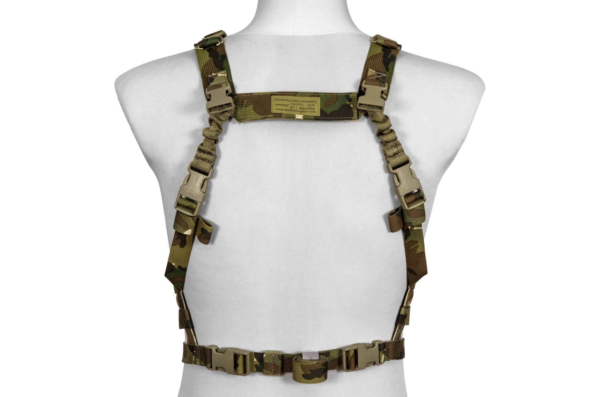 Emerson MOLLE System Low Profile Chest Rig - Multicamo