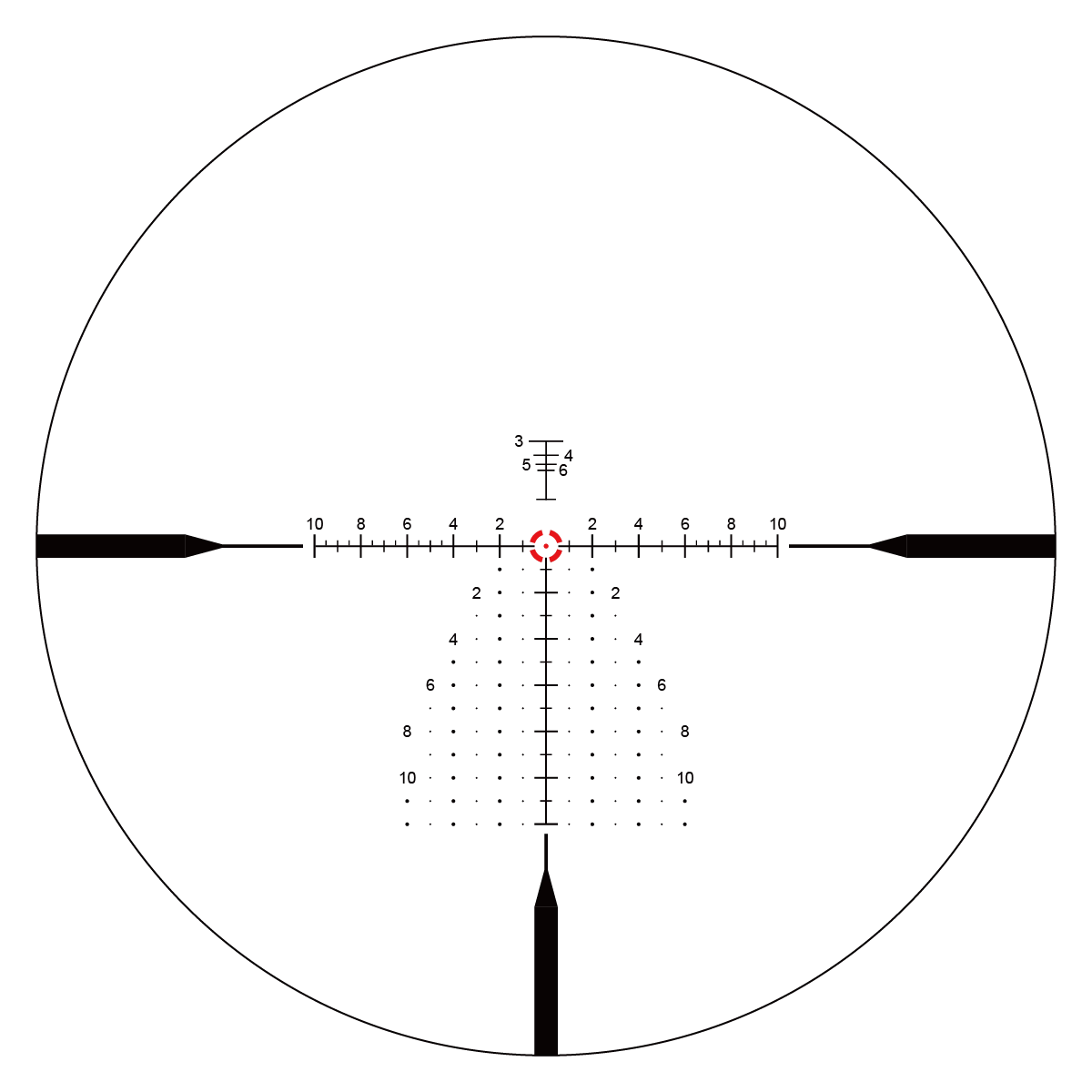 Vector Optics Continental x10 1-10x28 ED RAR-C kiikaritähtäin - musta