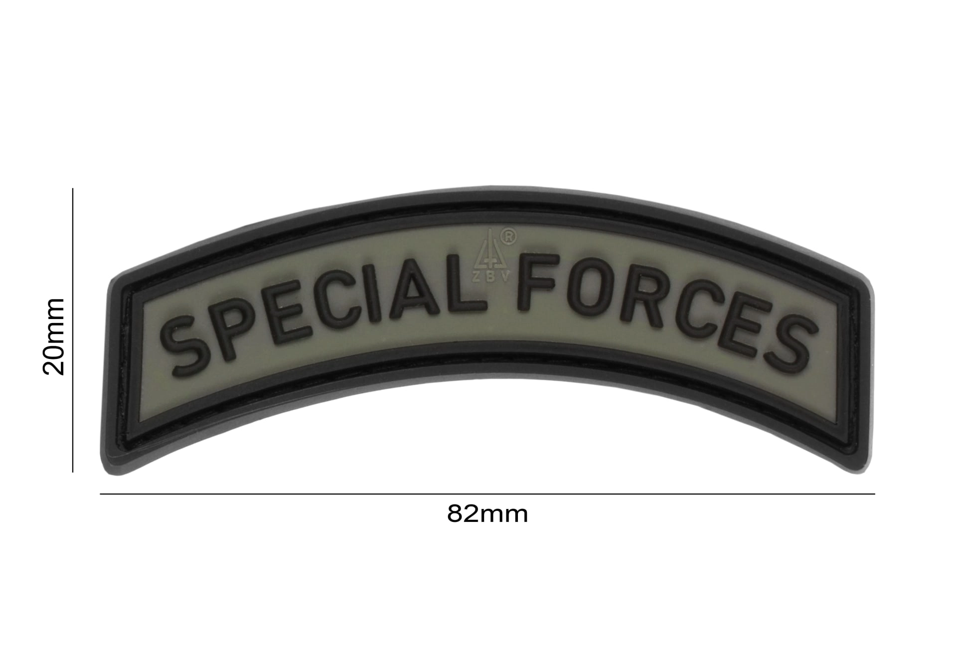 JTG Special Forces Tab kaarimerkki, velcrolla - OD