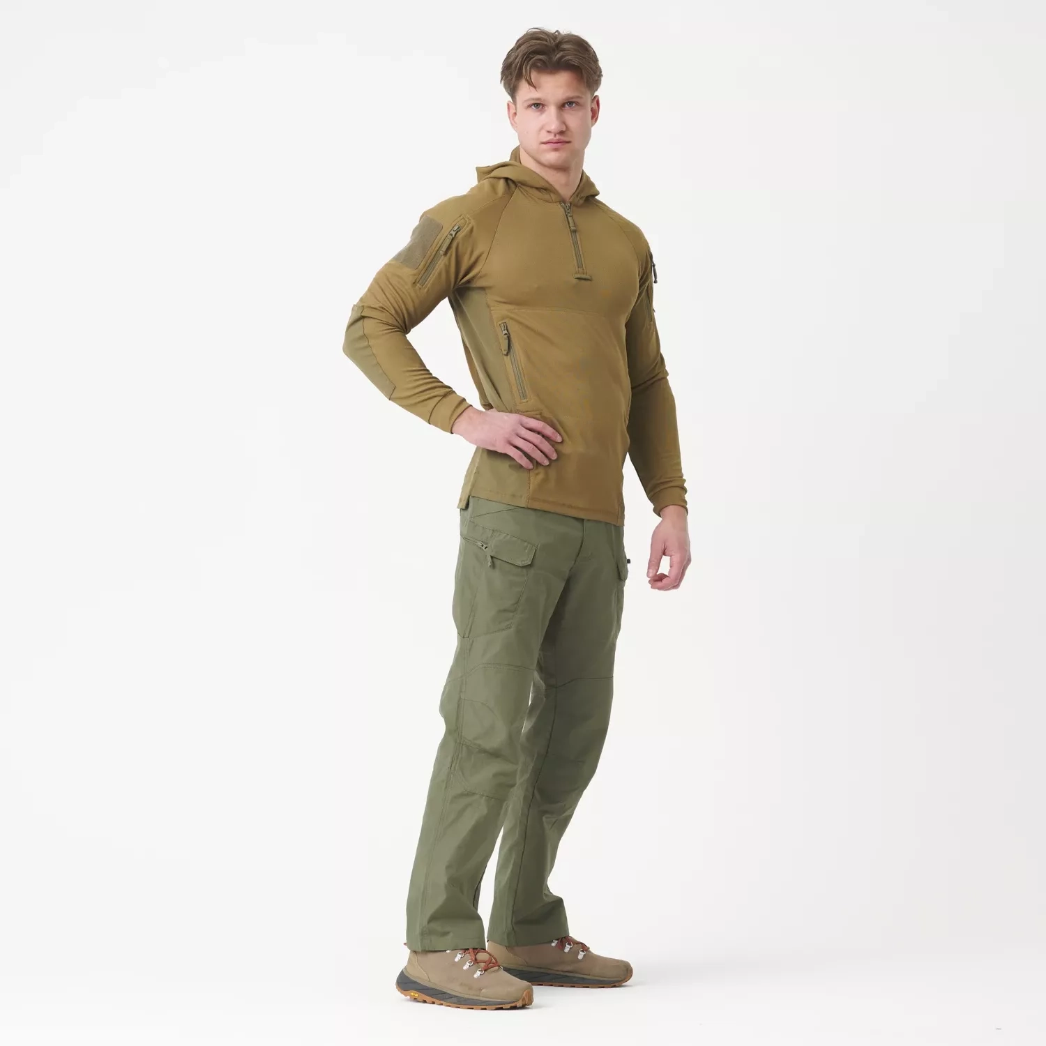 Helikon-Tex  Range Hoodie - TopCool - Coyote/Adaptive Green