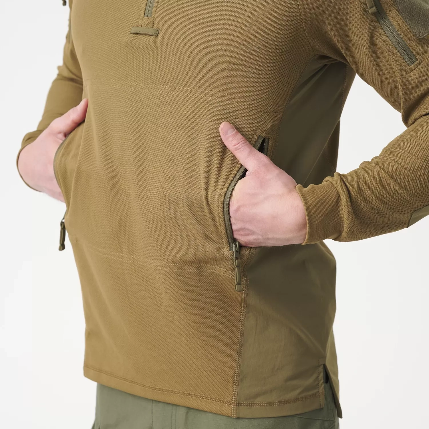 Helikon-Tex  Range Hoodie - TopCool - Coyote/Adaptive Green