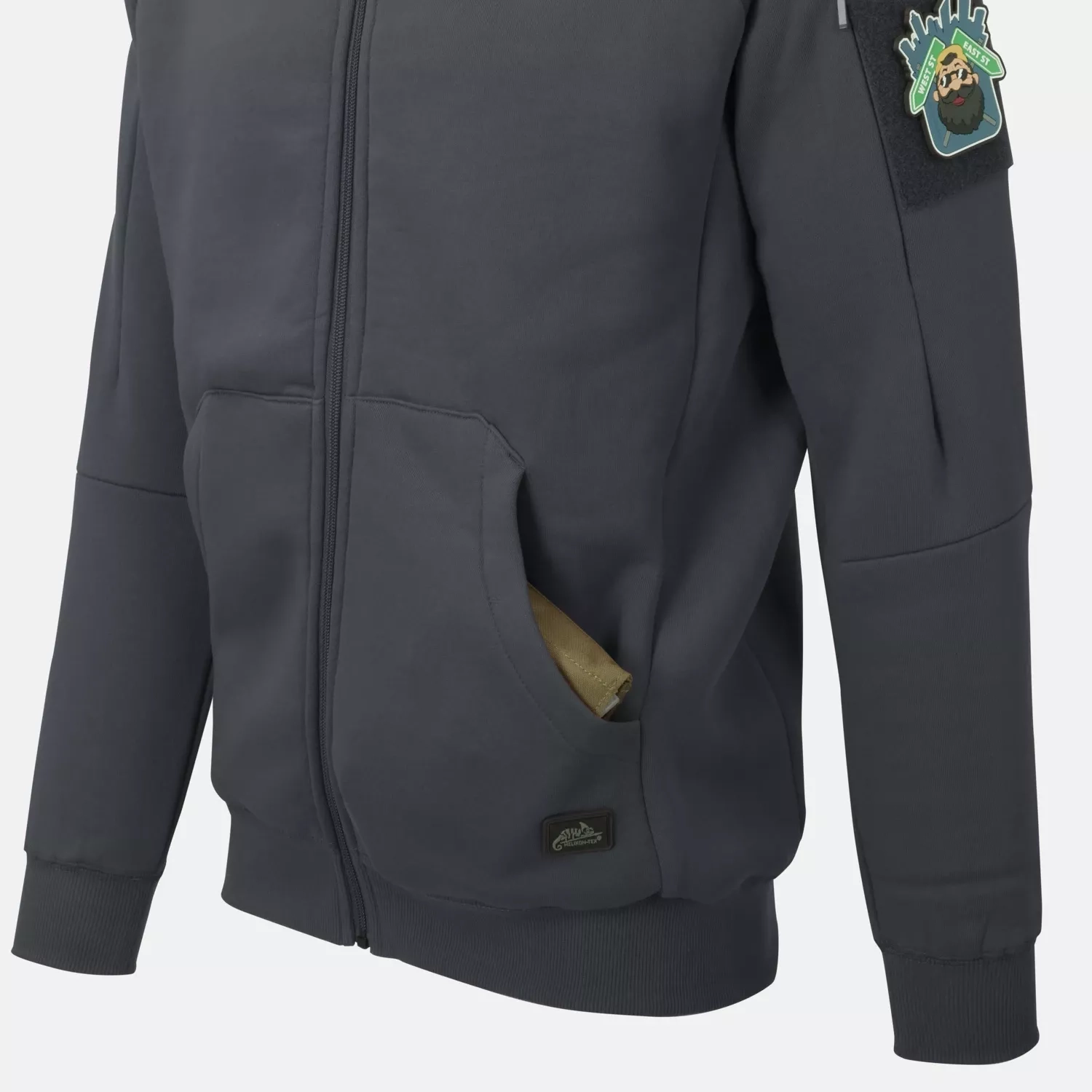 Helikon-Tex Urban Tactical Hoodie Lite - FullZip - musta