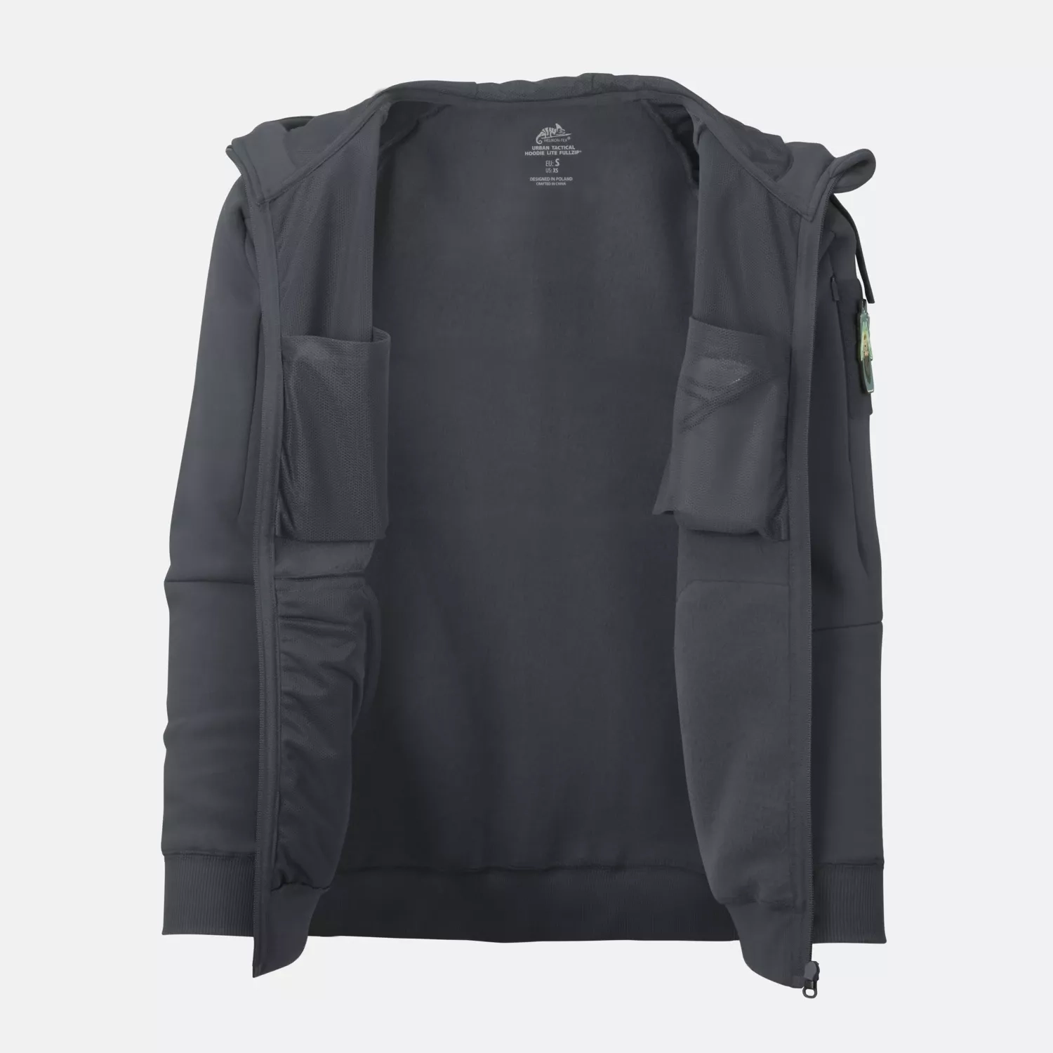 Helikon-Tex Urban Tactical Hoodie Lite - FullZip - musta