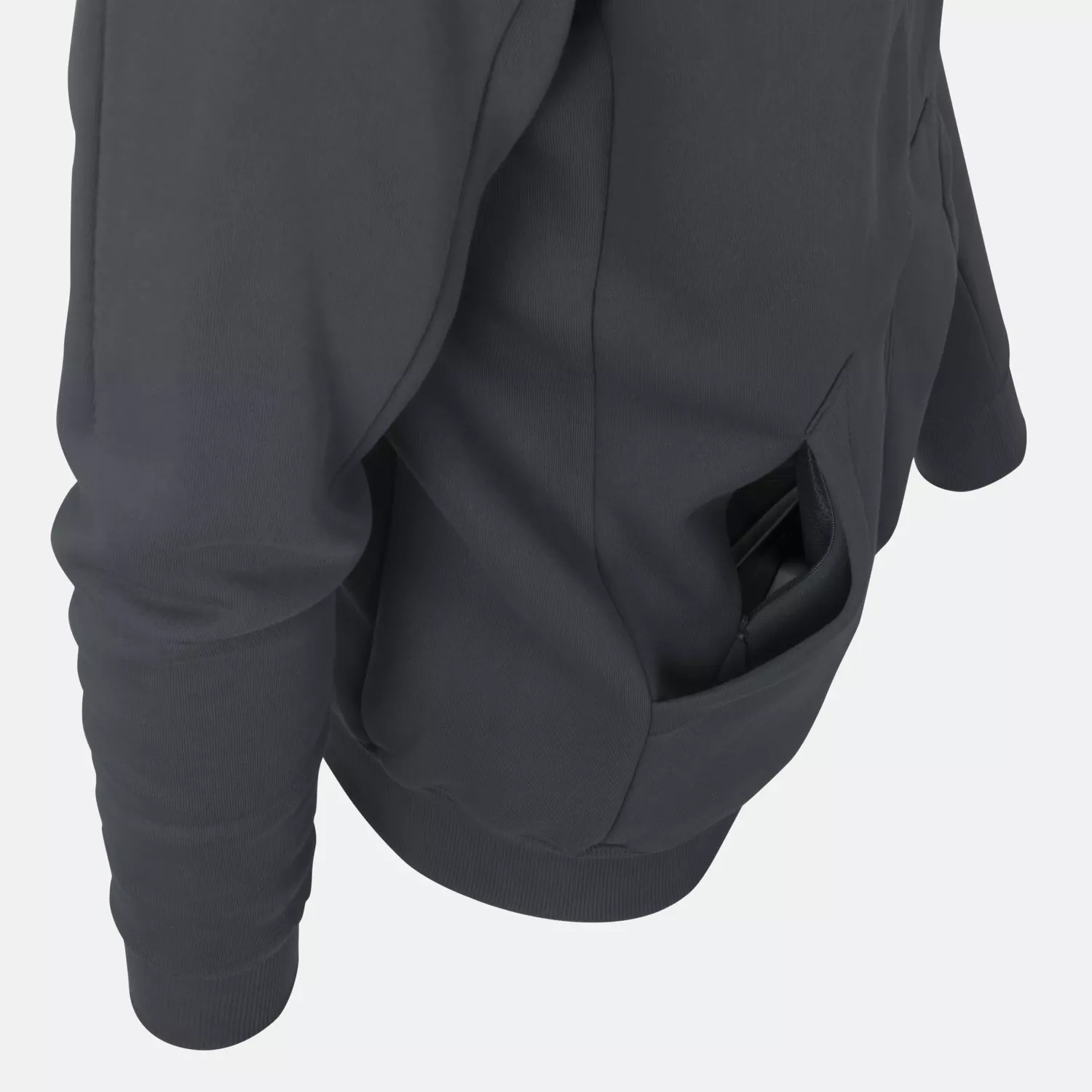 Helikon-Tex Urban Tactical Hoodie Lite - FullZip - harmaa