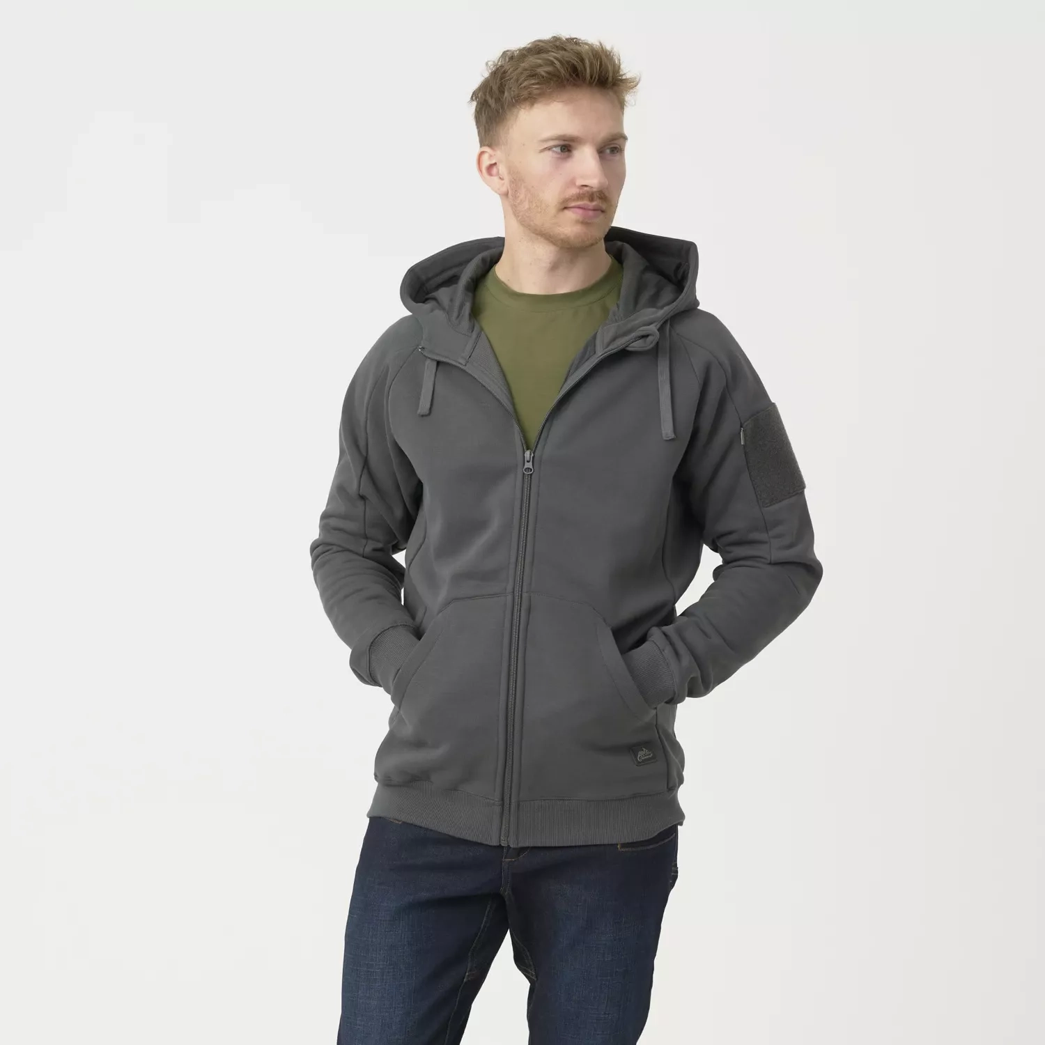 Helikon-Tex Urban Tactical Hoodie Lite - FullZip - harmaa