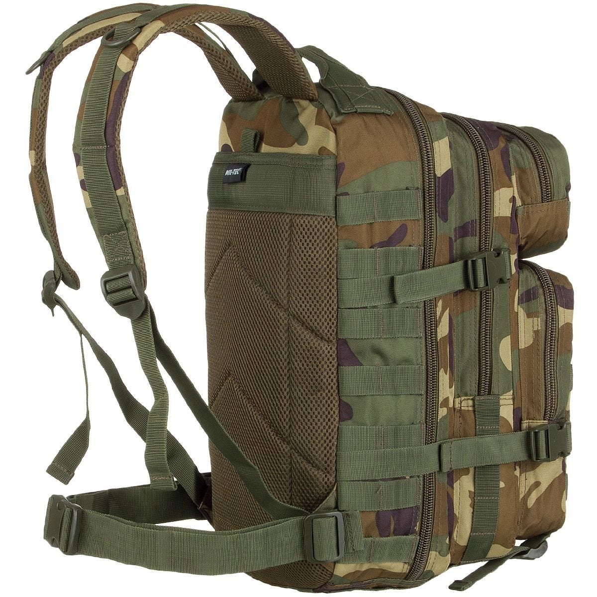 Mil-Tec US Assault Pack Small rynnäkköreppu, 20 L - woodland