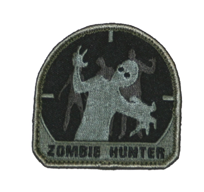 "Zombie hunter" -merkki, foliage (ACU-B), velkro