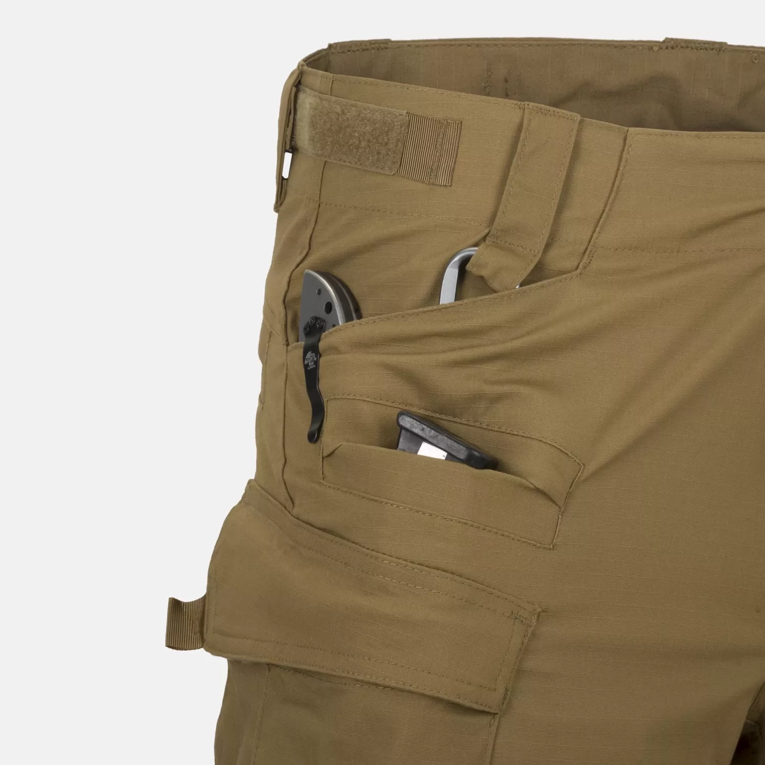 Helikon-Tex SFU Next Mk2 housut - PolyCotton Stretch Ripstop - Olive Green