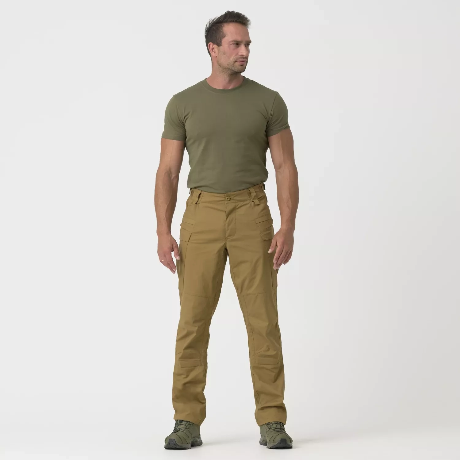 Helikon-Tex SFU Next Mk2 housut - PolyCotton Stretch Ripstop - Olive Green