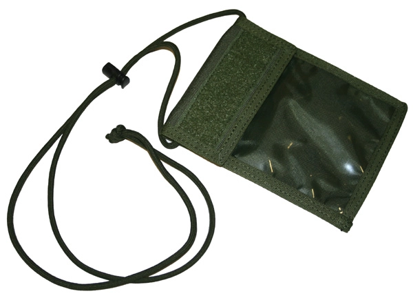Pantac Neck ID lompakko, oliivinvihreä (C717-OD)