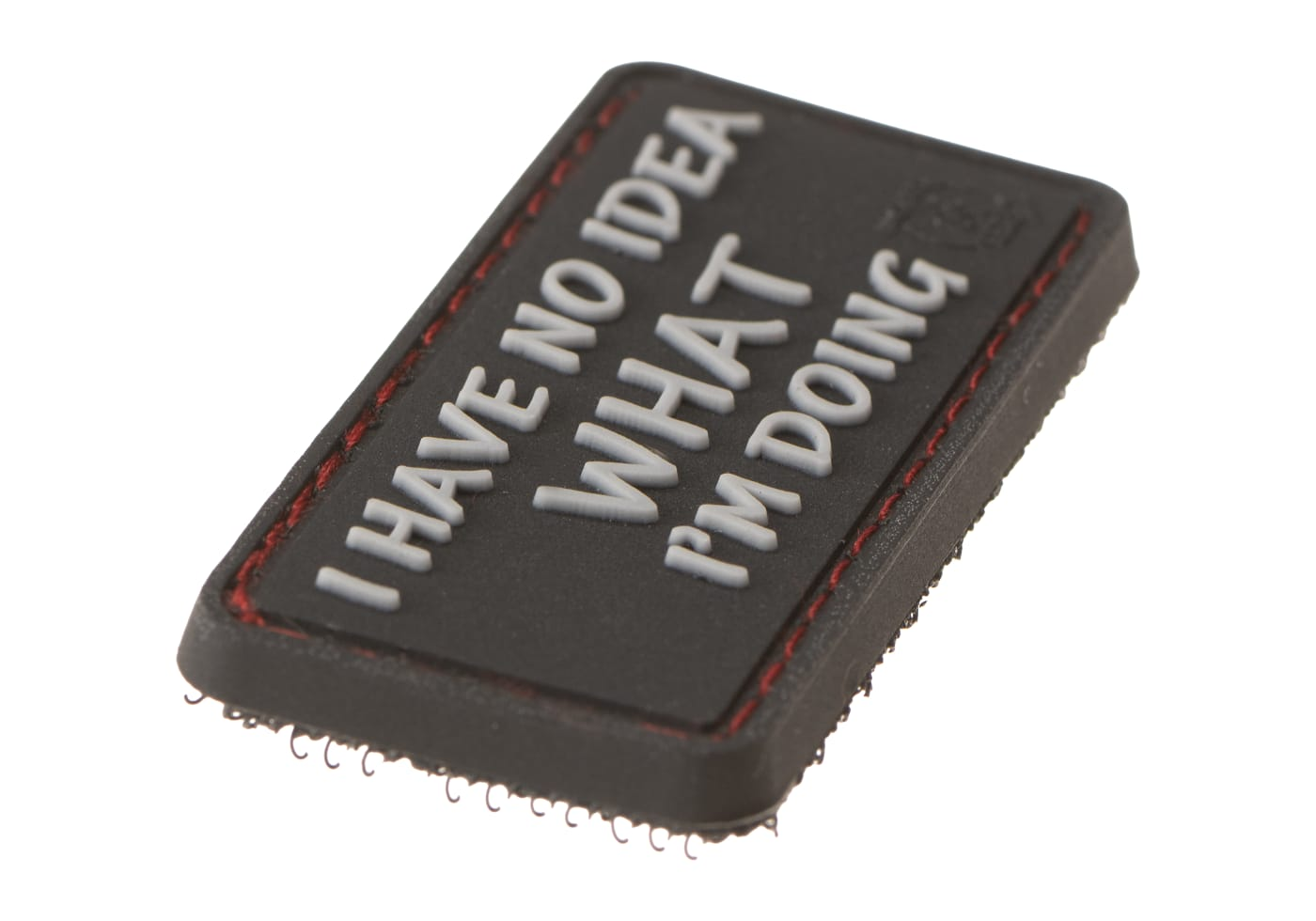 JTG I Have No Idea Rubber Patch - Black