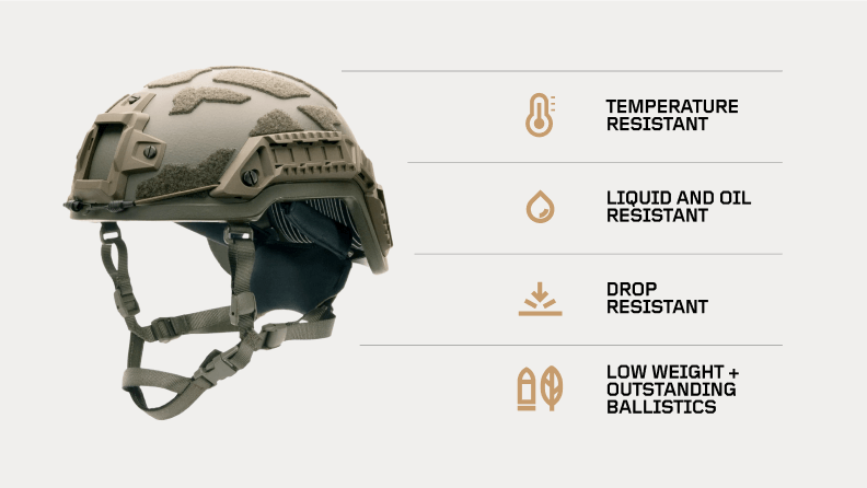 PGD ARCH GEN3 ballistinen kypärä NIJ IIIA